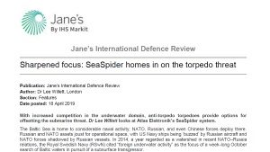 Article of SeaSpider in Jane's